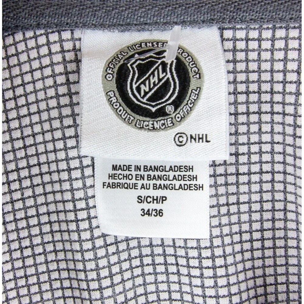 NHL Anaheim Ducks Pullover Sweater 1/4 Zip Men's Size Small Gray